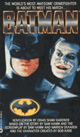 Cover of Craig's novelization of the 1989 Batman movie